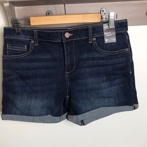 Soho NY&C, jean shorts blue, Bowery 4 inch, size 8